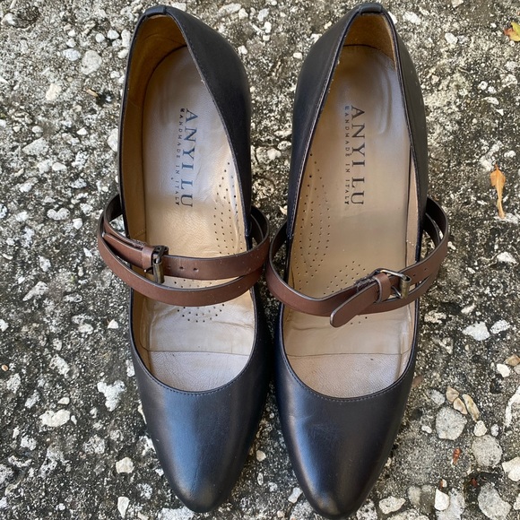 ANYI LU handmade black heels - Picture 4 of 16